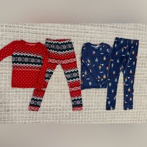 Cat & Jack Holiday Pajama Sets, 2 Sets